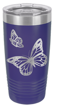 Load image into Gallery viewer, Butterflies Design Laser Engraved Tumbler (Etched)
