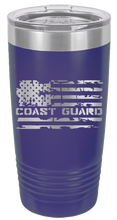 Load image into Gallery viewer, Coast Guard Flag Laser Engraved Tumbler (Etched)
