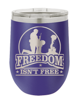 Load image into Gallery viewer, Freedom Isn&#39;t Free Laser Engraved Tumbler (Etched)
