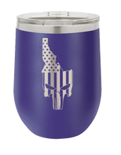 Load image into Gallery viewer, Idaho Punisher Laser Engraved Wine Tumbler (Etched)
