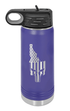 Load image into Gallery viewer, Idaho Punisher Laser Engraved Water Bottle (Etched)
