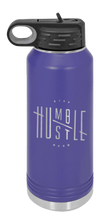 Load image into Gallery viewer, Stay Humble Hustle Hard Laser Engraved Water Bottle (Etched)
