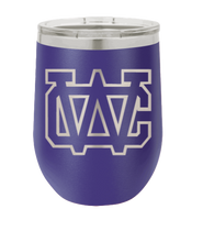 Load image into Gallery viewer, WCHS (Warren County, TN) Laser Engraved Wine Tumbler (Etched)
