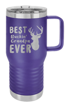 Load image into Gallery viewer, Best Buckin&#39; Grandpa Laser Engraved Mug (Etched)
