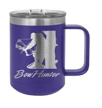Load image into Gallery viewer, Bow Hunter Laser Engraved Mug (Etched)

