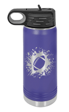 Load image into Gallery viewer, Football Laser Engraved Water Bottle (Etched)
