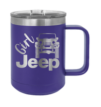Load image into Gallery viewer, Girl Jeep JK Laser Engraved Mug (Etched)
