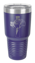 Load image into Gallery viewer, Jesus Cross Laser Engraved Tumbler (Etched)
