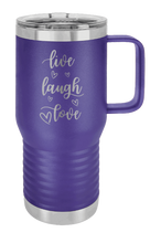 Load image into Gallery viewer, Live Laugh Love Laser Engraved Mug (Etched)
