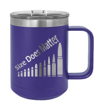 Load image into Gallery viewer, Size Does Matter Laser Engraved Mug (Etched)
