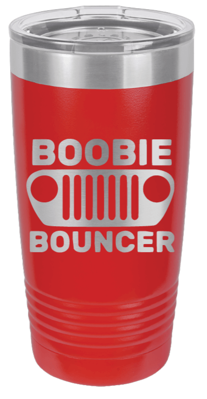 Boobie Bouncer Laser Engraved Tumbler (Etched)