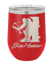 Load image into Gallery viewer, Bow Hunter Laser Engraved Wine Tumbler (Etched)
