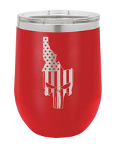 Load image into Gallery viewer, Idaho Punisher Laser Engraved Wine Tumbler (Etched)
