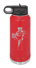 Load image into Gallery viewer, Jesus Cross Laser Engraved Water Bottle (Etched)
