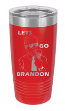 Load image into Gallery viewer, Let&#39;s Go Brandon Ice Cream Cone Tumbler Laser Engraved (Etched)
