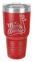 Load image into Gallery viewer, Mama Llama Laser Engraved Tumbler (Etched)

