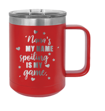 Load image into Gallery viewer, Spoiling Is My Game Laser Engraved Mug (Etched)
