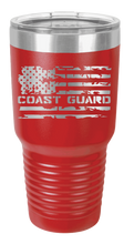 Load image into Gallery viewer, Coast Guard Flag Laser Engraved Tumbler (Etched)
