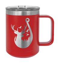 Load image into Gallery viewer, Ducks and Bucks Laser Engraved Mug (Etched)
