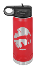 Load image into Gallery viewer, Hunter With Dog Laser Engraved Water Bottle (Etched)
