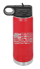 Load image into Gallery viewer, National Guard Flag Laser Engraved Water Bottle  (Etched)
