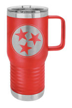Load image into Gallery viewer, Tennessee Tri-Star Laser Engraved Mug (Etched)
