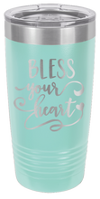 Load image into Gallery viewer, Bless Your Heart Laser Engraved Tumbler (Etched)
