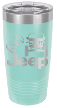 Load image into Gallery viewer, Girl Jeep YJ Laser Engraved Tumbler (Etched)
