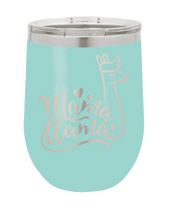 Load image into Gallery viewer, Mama Llama Laser Engraved Wine Tumbler (Etched)

