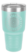 Load image into Gallery viewer, Sunflower Laser Engraved Tumbler (Etched)
