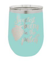 Load image into Gallery viewer, Sweetest Berry in the Patch Laser Engraved Wine Tumbler (Etched)
