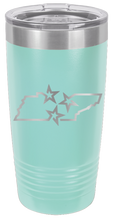 Load image into Gallery viewer, TN Tri-Star State Laser Engraved Tumbler (Etched)
