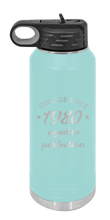 Load image into Gallery viewer, Aged to Perfection - Customizable Laser Engraved Water Bottle (Etched)
