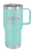 Load image into Gallery viewer, Anatomy of a Pew Laser Engraved Mug (Etched)
