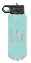 Load image into Gallery viewer, Best Buckin&#39; Grandpa Laser Engraved Water Bottle (Etched)
