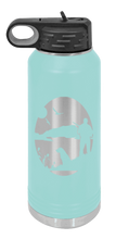 Load image into Gallery viewer, Hunter With Dog Laser Engraved Water Bottle (Etched)
