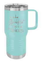 Load image into Gallery viewer, Sparkle Like a Unicorn Laser Engraved Mug (Etched)
