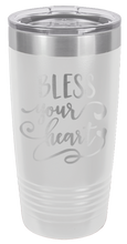 Load image into Gallery viewer, Bless Your Heart Laser Engraved Tumbler (Etched)
