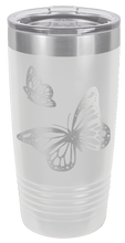 Load image into Gallery viewer, Butterflies Design Laser Engraved Tumbler (Etched)
