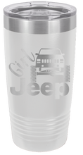 Load image into Gallery viewer, Girl Jeep Cherokee Laser Engraved Tumbler (Etched)
