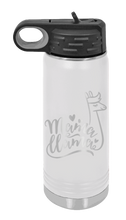 Load image into Gallery viewer, Mama Llama Laser Engraved Water Bottle (Etched)
