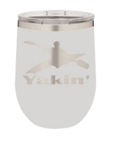 Load image into Gallery viewer, Yakin&#39; Laser Engraved Wine Tumbler (Etched)
