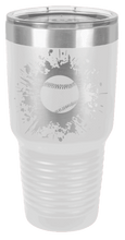 Load image into Gallery viewer, Baseball Laser Engraved Tumbler (Etched)
