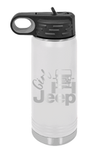 Load image into Gallery viewer, Girl Jeep CJ Laser Engraved Water Bottle (Etched)
