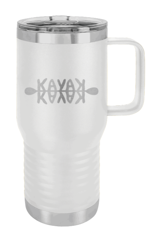 Kayak Laser Engraved Mug (Etched)