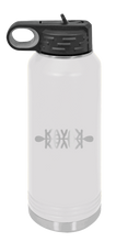 Load image into Gallery viewer, Kayak Laser Engraved Water Bottle (Etched)
