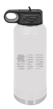 Load image into Gallery viewer, National Guard Flag Laser Engraved Water Bottle  (Etched)
