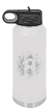 Load image into Gallery viewer, Soccer Laser Engraved Water Bottle (Etched)
