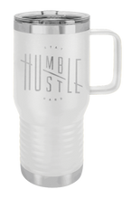 Load image into Gallery viewer, Stay Humble Hustle Hard Laser Engraved Mug (Etched)
