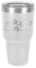 Load image into Gallery viewer, TN Tri-Star State Laser Engraved Tumbler (Etched)
